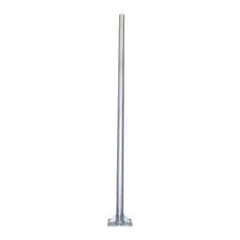 Poste de Acero Galvanizado para Videovigilancia, 3 m de altura.