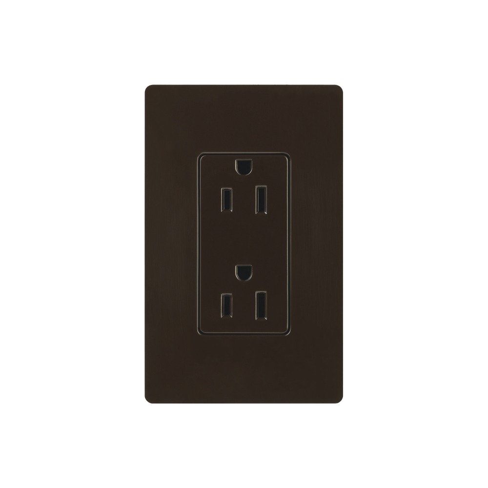 TOMACORRIENTE 120V/15A COLOR CAFE