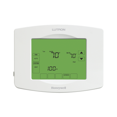 Termostato Touchpro inalambrico, para el control de clima, se integra a soluciones LUTRON RadioRa2/RA2 Select. Termostato Touchpro inalambrico, para el control de clima, se integra a soluciones LUTRON RadioRa2/RA2 Select.