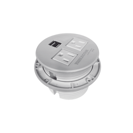 Multicontactos / USB empotrable color blanco, no incluye cable de poder