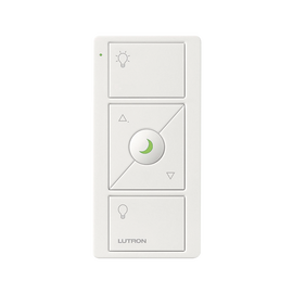 CONTROL REMOTO INALAMBRICO CON 3 BOTONES SUBIR/BAJAR, ENCENDER, APAGAR, NIGHTLIGHT color  blanco