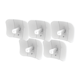 Kit de 5 LiteBeam 2x2 MIMO airMAX AC GEN2 CPE hasta 450 Mbps, 5 GHz (5150 - 5875 MHz) con antena integrada de 23 dBi, no incluyen adaptador PoE