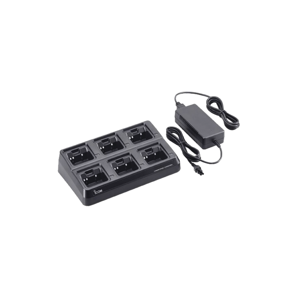6 Batteries Desktop Multi-Charger for ICOM BP-265