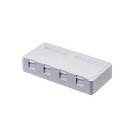 Caja de pared de 4 puertos sin jack Caja de pared de 4 puertos sin jack