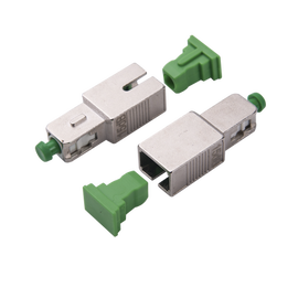 Atenuador óptico macho-hembra con conector SC/APC de 15dB para fibra Monomodo
