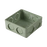 Caja cuadrada de 1  para instalaciones con tuberia PVC Conduit pesado