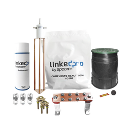 Kit de puesta a tierra LinkedPro, para protección de hasta 30 Amp.