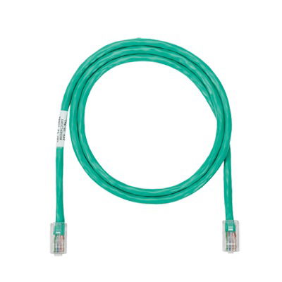Cable de parcheo UTP Categoría 5e, con plug modular en cada extremo - 1 m. - Verde Cable de parcheo UTP Categoría 5e, con plug modular en cada extremo - 1 m. - Verde