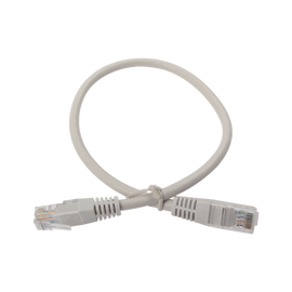 Cable de parcheo UTP cruzado Cat6 0.4 m - Gris