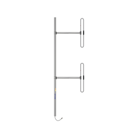 Antena Base de 2 Dipolos, 138-174 MHz, 5 dBd, 36 MHz de Ancho de Banda, Bi-direccional, 300 Watt, N Macho, Inclinación Opcional 