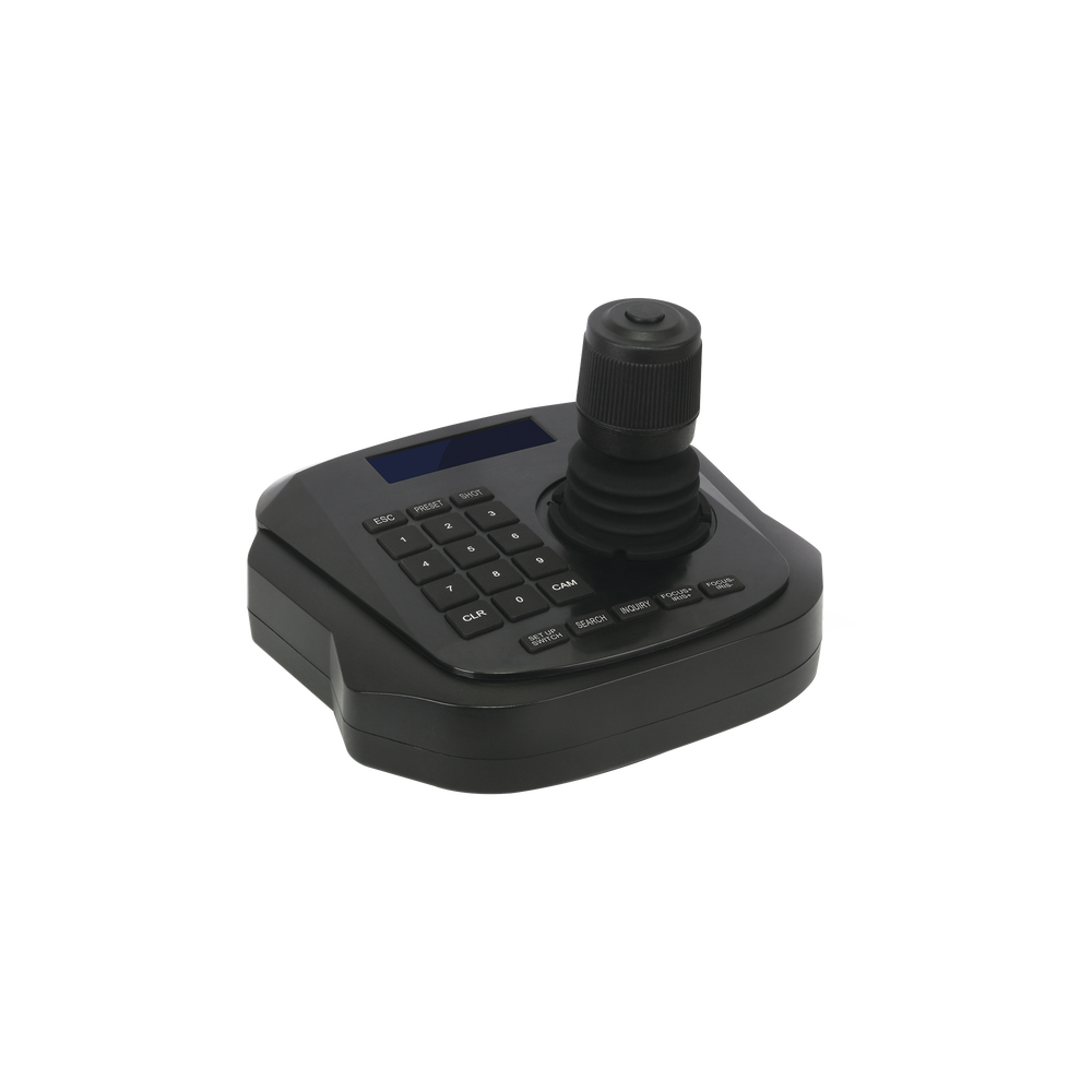 Teclado controlador PTZ IP  con pantalla LCD, joystick y puerto Ethernet