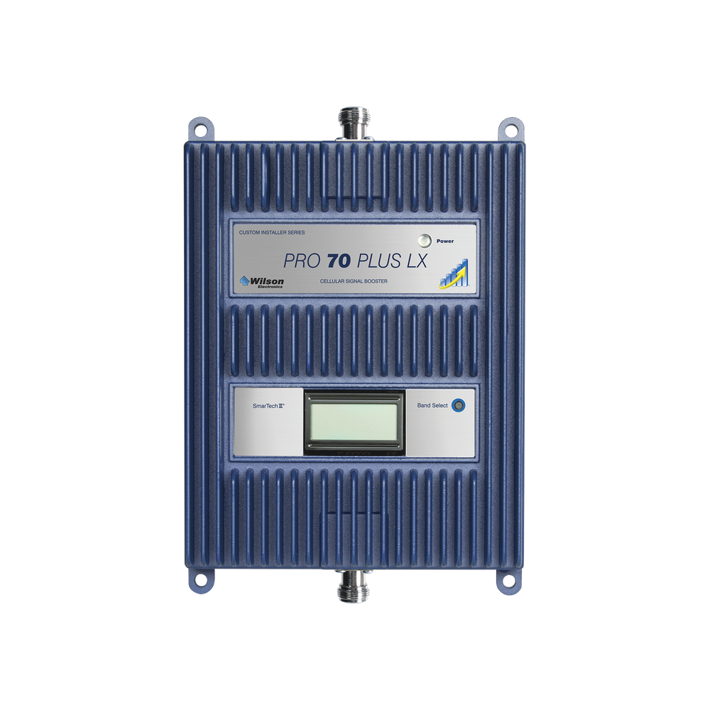 Amplificador de señal celular 4G LTE, 3G y VOZ. Especial para cubrir áreas de hasta 5000 Metros Cuadrados por ser de grado comercial e industrial. Soporta múltiples operadores, tecnologías y usuarios.