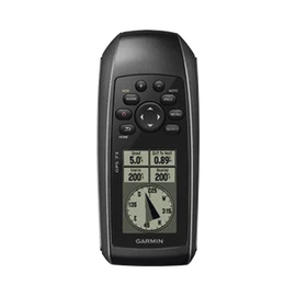 GPS portátil GPSMAP 73 con pantalla de cristal liquido, escala de 4 niveles de gris, hasta mil puntos de almacenamiento interno, sumergible y flotante.
