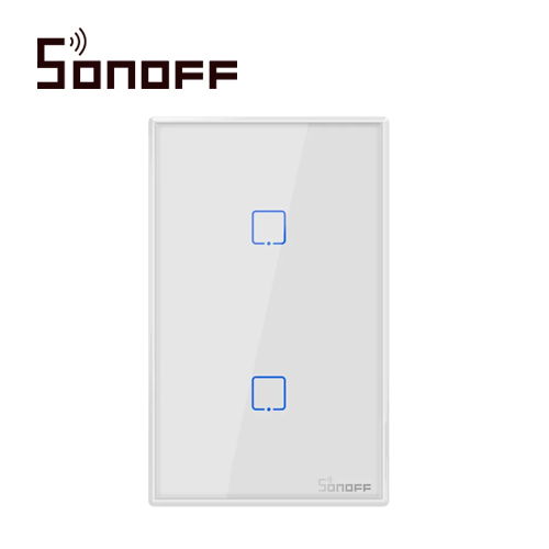 APAGADOR DE PARED TOUCH ON/OFF SONOFF T2US2C SMART INALAMBRICO WIFI PARA SOLUCION DE SMART HOME CON TEMPORIZADOR PARA IOS Y ANDROID COMPATIBLE CON ALEXA/GOOGLE HOME/IFTTT 2CH WIFI 2.4GHZ RF 433 HASTA 2AMP POR CANAL APAGADOR DE PARED TOUCH ON/OFF SONOFF T2US2C SMART INALAMBRICO WIFI PARA SOLUCION DE SMART HOME CON TEMPORIZADOR PARA IOS Y ANDROID COMPATIBLE CON ALEXA/GOOGLE HOME/IFTTT 2CH WIFI 2.4GHZ RF 433 HASTA 2AMP POR CANAL