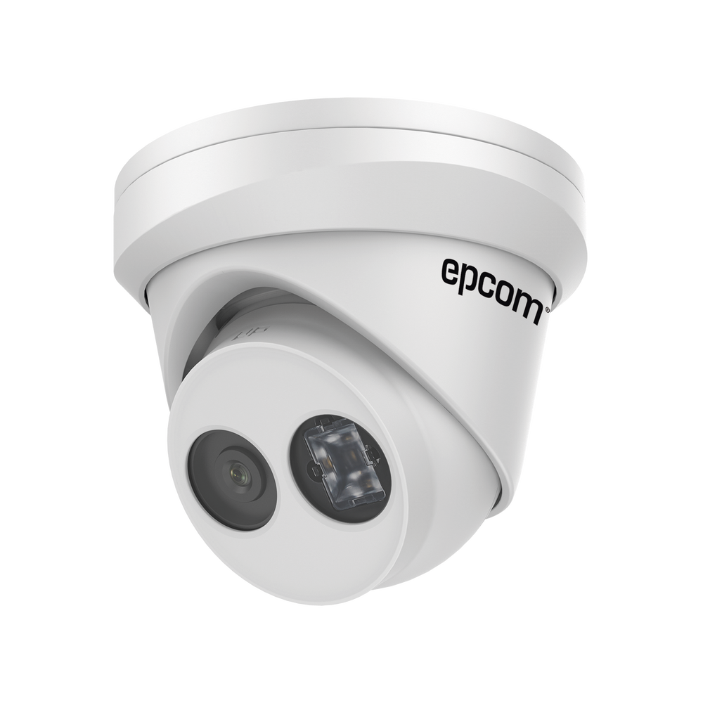 4 MP IP Turret / PRO Series / 98 ft IR EXIR / 2.8 Fixed Lens / IP67 / IK10 / WDR / Built in microphone