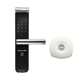 Kit de Hub con Cerradura con manija YMF40: Código, Biometria y apertura SMARTPHONE en cualquier parte el Mundo