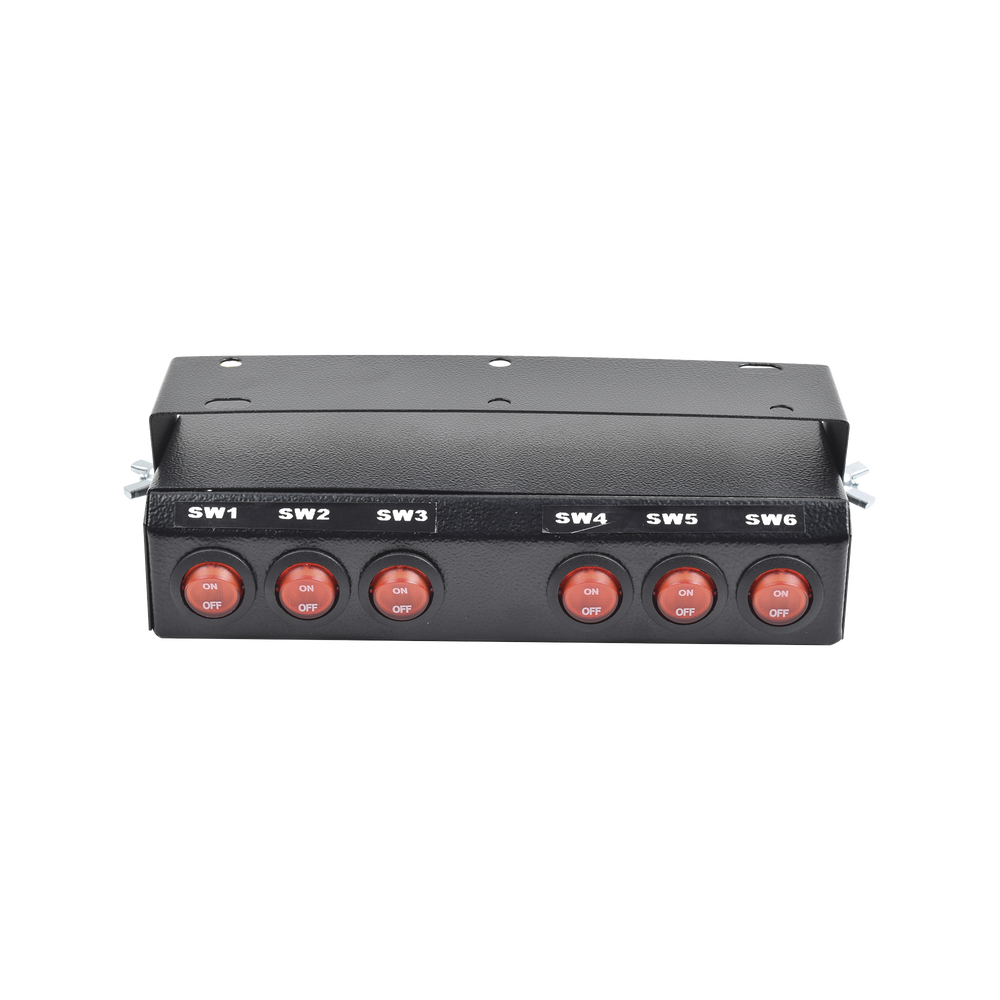 Switchera con 6 interruptores para multiples aplicaciones