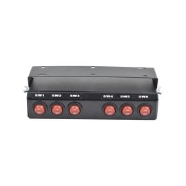 Switchera con 6 interruptores para multiples aplicaciones