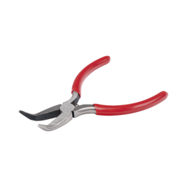 Pinza punta Curveada de 5” con Mango Forrado Plástico.