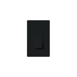 Switch un solo polo 15 Amp negro nigth