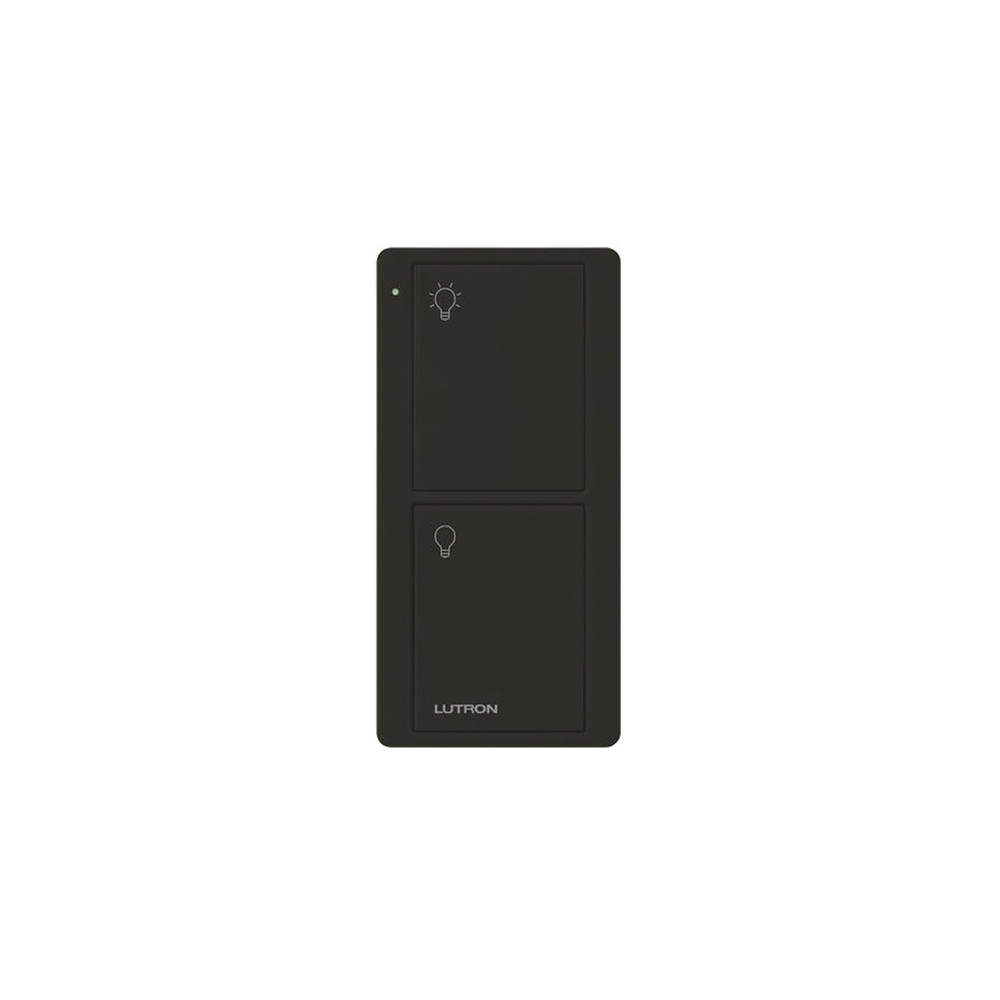 Control remoto PICO 2 botones encender/apagar, color negro, complemente con un switch on/off, Caseta, RA2, RadioRa2
