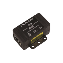 Protector de un solo canal 10GbE para sistemas de CCTV , Ideal para protección de cableado categoría CAT5e, CAT6 y CAT6A.