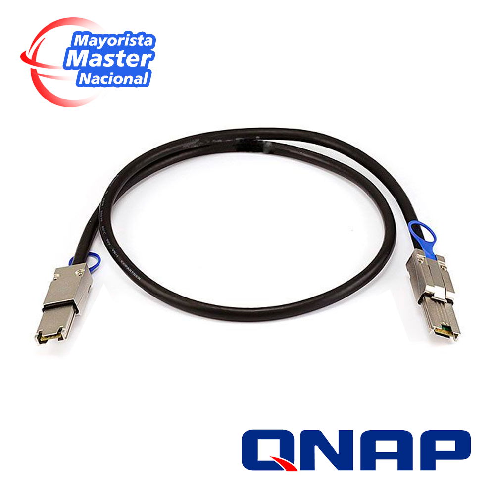 QNAP CAB-SAS05M-8088 MINI SAS 6G CABLE (SFF-8088), 0.5M QNAP CAB-SAS05M-8088 MINI SAS 6G CABLE (SFF-8088), 0.5M