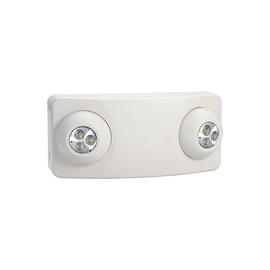 Luz DUAL LED de Emergencia/350lm/Uso Rudo/Montaje en pared o Techo/Batería de Respaldo Incluida