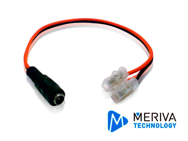 CONECTOR PIGTAIL EXTRA LARGO HEMBRA MERIVA TECHNOLOGY PIGTAIL C-HEMBRA / CONEXIÓN DE CORRIENTE PARA CÁMARAS ANALÓGICAS HD / POLARIZADO / LARGO 21CM / CALIBRE 22AWG / IP50 CONECTOR PIGTAIL EXTRA LARGO HEMBRA MERIVA TECHNOLOGY PIGTAIL C-HEMBRA / CONEXIÓN DE CORRIENTE PARA CÁMARAS ANALÓGICAS HD / POLARIZADO / LARGO 21CM / CALIBRE 22AWG / IP50