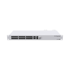 MikroTik Cloud Router Switch CRS326-24S+2Q+RM - Conmutador - L3 - Gestionado - 24 x 10 Gigabit SFP+ + 2 x 40 Gigabit QSFP+ - montaje en rack - CA 100 - 240 V