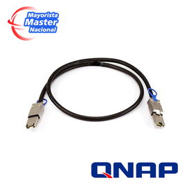 QNAP CAB-SAS10M-8088 MINI SAS 6G CABLE (SFF-8088), 1.0M