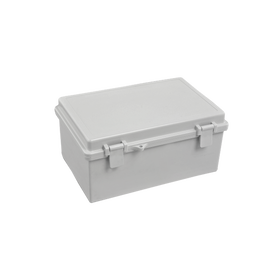 Gabinete Plástico para Exterior (IP65) de 150 x 220 x 105 mm Cierre por Broche.