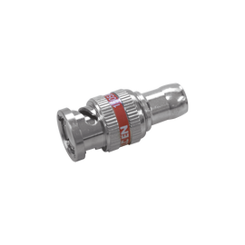 Conector BNC coaxial RG59 para HD de compresión con franja roja