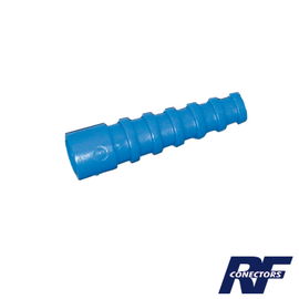 Soporte Azúl de Alivio a Tensión en Conectores y Cables tipo RG-58/U, RG-142/U, LMR-195. Soporte Azúl de Alivio a Tensión en Conectores y Cables tipo RG-58/U, RG-142/U, LMR-195.
