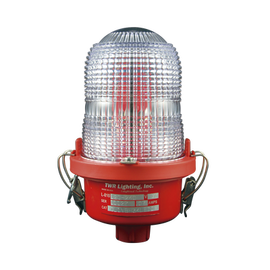 Lámpara de Obstrucción Roja, Tipo L-810, LED de baja intensidad, (120 - 240 Vca).