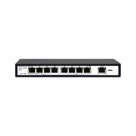 Switch PoE / 100 Metros PoE / 8 puertos 802.3af/at ( 132.5 W ) 10/100Mbps + 1 puerto Uplink