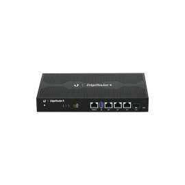EdgeRouter 4, con 3 puertos 10/100/1000 Mbps + 1 puerto SFP, con funciones avanzadas de ruteo