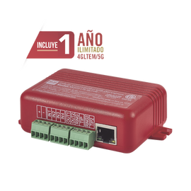 COMUNICADOR DUAL Universal para PANELES DE INCENDIO 4GLTEM - 1 Año de Servicio - Eventos a CMS