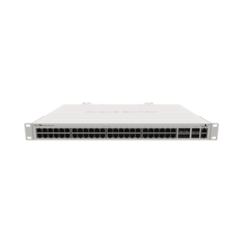 MikroTik CRS354-48G-4S+2Q+RM - Conmutador - L3 - 48 x 10/100/1000 + 4 x 10 Gigabit SFP+ + 2 x 40 Gigabit QSFP+ - sobremesa, montaje en rack