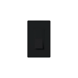 Switch un solo polo 15 Amp negro nigth