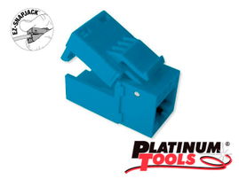 CONECTOR EZ-SNAPJACK CAT5E PLATINUM TOOLS 705BL-1 AZUL