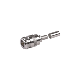 Conector N Hembra Plegable con Pin Cautivo para cables