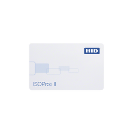 Tarjeta de Proximidad ISOProx II HID  (Delgada) Perforada  Horizontalmente / Garantía de por Vida/ 1586/1386