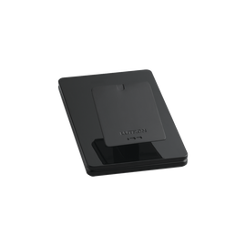 Base de mesa para un control remoto inalámbrico LUTRON. Con goma para evitar deslizamiento.