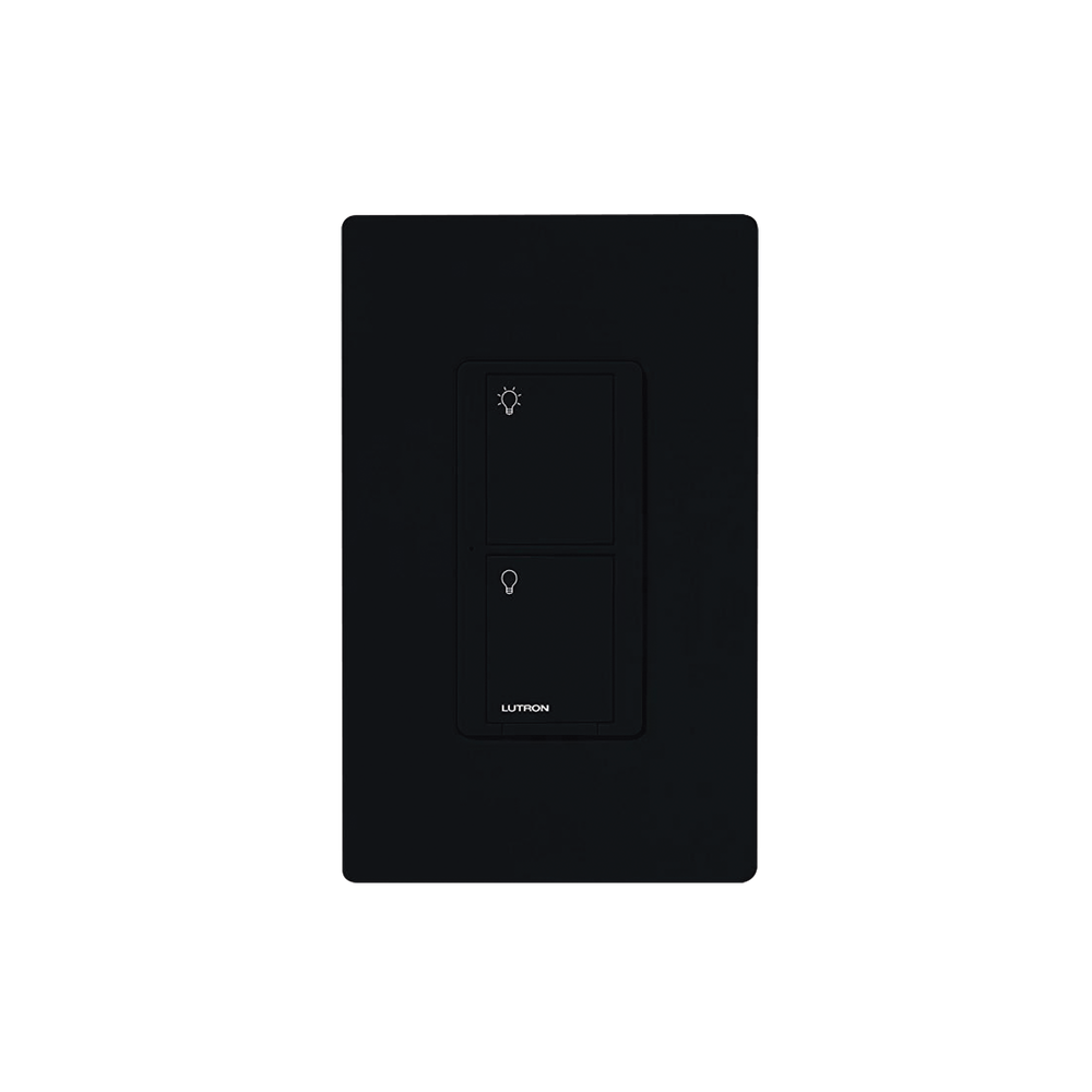 Interrupto switch On/Off, serie PRO, No requiere cable neutro, color negro.