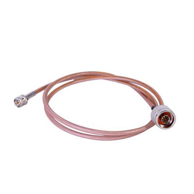 Cable Coaxial RG-142/U de 100 cm, 50 Ohm y Conectores Instalados de N Macho a Mini-UHF Macho. Cable Coaxial RG-142/U de 100 cm, 50 Ohm y Conectores Instalados de N Macho a Mini-UHF Macho.