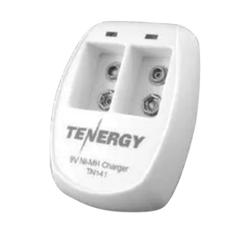 Cargador rápido de 2 compartimientos para baterías Ni-MH; Aplicable en baterías de 9 V