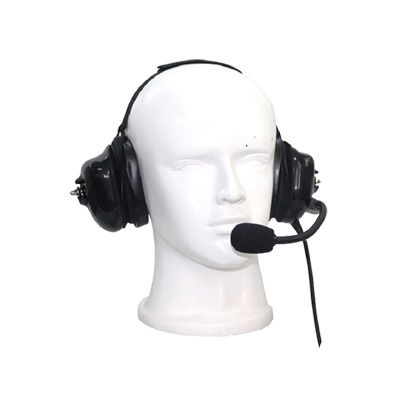 Auricular dual acolchonado con micrófono flexible con cancelación de ruido para HYT serie PD706/786/580 Auricular dual acolchonado con micrófono flexible con cancelación de ruido para HYT serie PD706/786/580