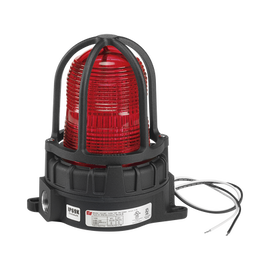 Luz de advertencia LED para ubicaciónes peligrosas, montaje para superficies, 24Vcc, rojo