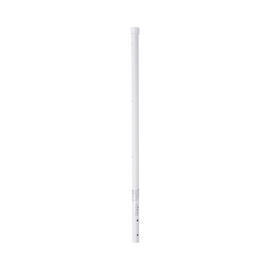 Poste de Esquina de 0.8m para Cerca Electrificada. Tubo Galvanizado cal. 18 de 1